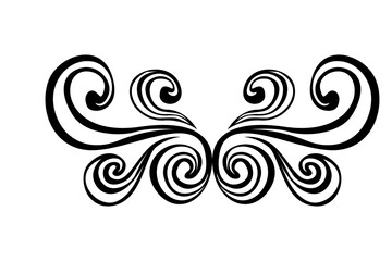 Wings Ornament Border With Transparent Background