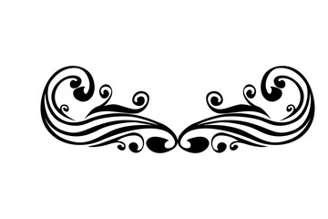 Wings Ornament Border With Transparent Background
