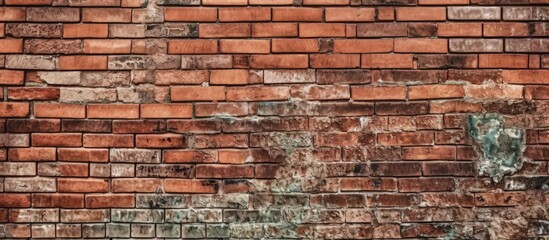 The vintage red brick wall with its grungy texture and abstract pattern became the perfect background for the architectural design inspired by the building s construction