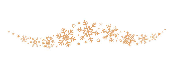 merry christmas greeting card with snowflake wave vector illustration