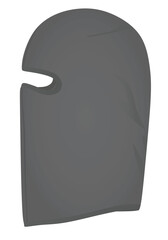 Grey motorcycle cap. vector illustration