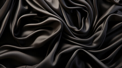 Obraz premium black satin background HD 8K wallpaper Stock Photographic Image