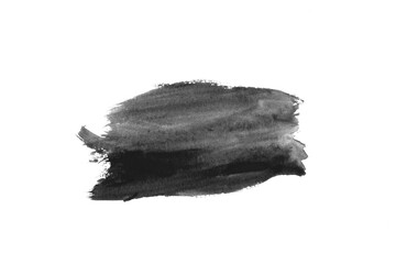 watercolor brush stroke isolated texture paint