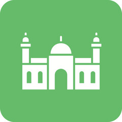 Mosque Line Color Icon