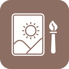 Art Therapy Line Icon