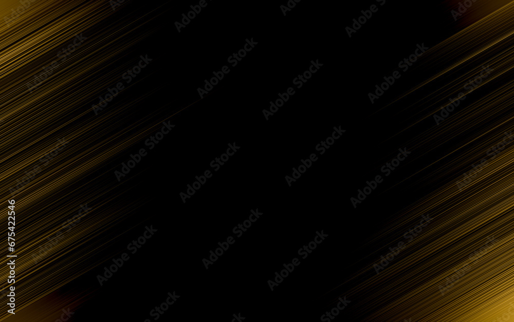 Wall mural abstract black and gold are light with white the gradient is the surface with templates metal textur