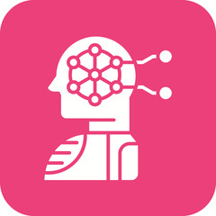 Machine Learning Line Icon