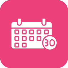 30 Day Challenge Line Icon