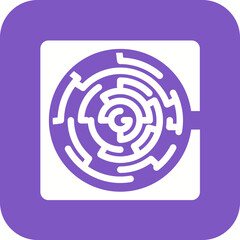 Maze Line Icon