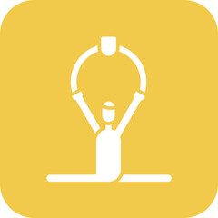 Fototapeta premium Trapeze Artist Line Icon