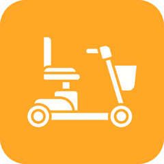 Mobility Scooter Line Icon