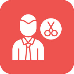 Fashion Stylist Male Line Icon