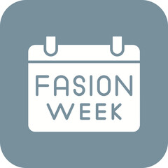 Fashion Week Line Icon
