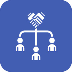 Relationship Line Icon