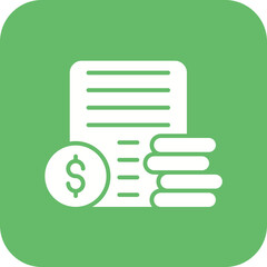 Salary and Compensation Line Icon