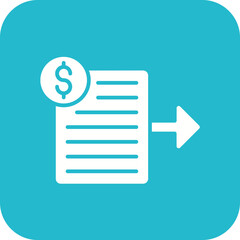 Accounts Payable Line Icon