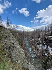 mountain waterfalls, hiking, trails, discover nature, beauty