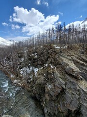 mountain waterfalls, hiking, trails, discover nature, beauty