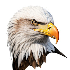 Obraz premium Eagle with sharp eyes Ai Generative