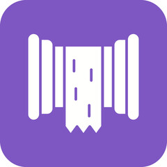 Plumber Tape Line Icon