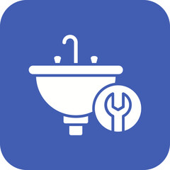 Basin Wrench Line Icon