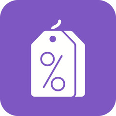Discount Line Icon