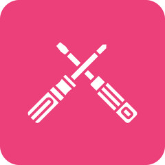 Screwdriver Line Color Icon
