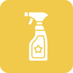 Cleaning Spray Line Color Icon