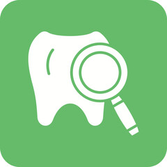 Dental Checkup Line Color Icon