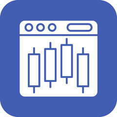 Web Trading Line Icon