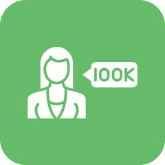 Macro Influencer Line Icon