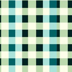 Gingham Checkered Textile Pattern 