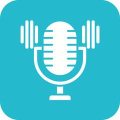Podcast Line Icon