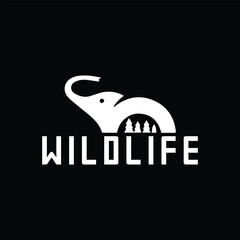 wildlife animals logo design vector