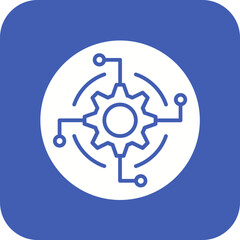 Business Automation Line Icon