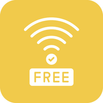 Free Wifi Line Icon
