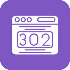 302 Redirect Line Icon