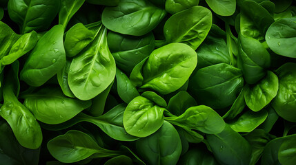 Fototapeta na wymiar spinach fresh vegetable background photography