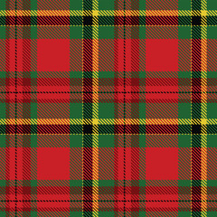 Scottish Tartan Plaid Seamless Pattern, Checker Pattern. Traditional Scottish Woven Fabric. Lumberjack Shirt Flannel Textile. Pattern Tile Swatch Included.