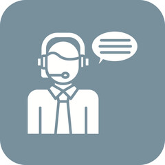 Telemarketing Line Icon