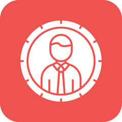 Head Hunting Line Icon