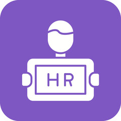 Hr Management Line Icon