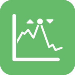 Stocks Up And Down Line Icon
