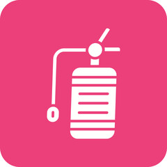 Fire Extinguisher Line Color Icon