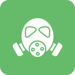 Fireman Mask Line Color Icon