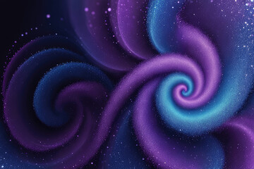 Swirly Particles  Purple, Blue   Glitter Background