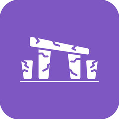 Stonehenge Line Icon