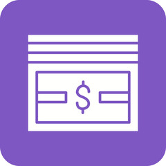 Cash Line Color Icon