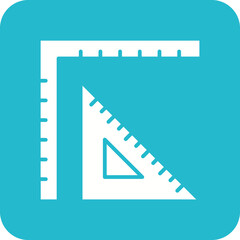 Ruler Line Color Icon