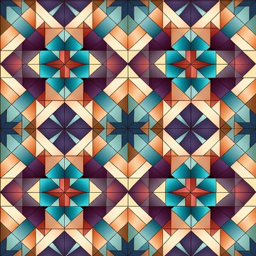 Quilted Patchwork Quilt Pattern